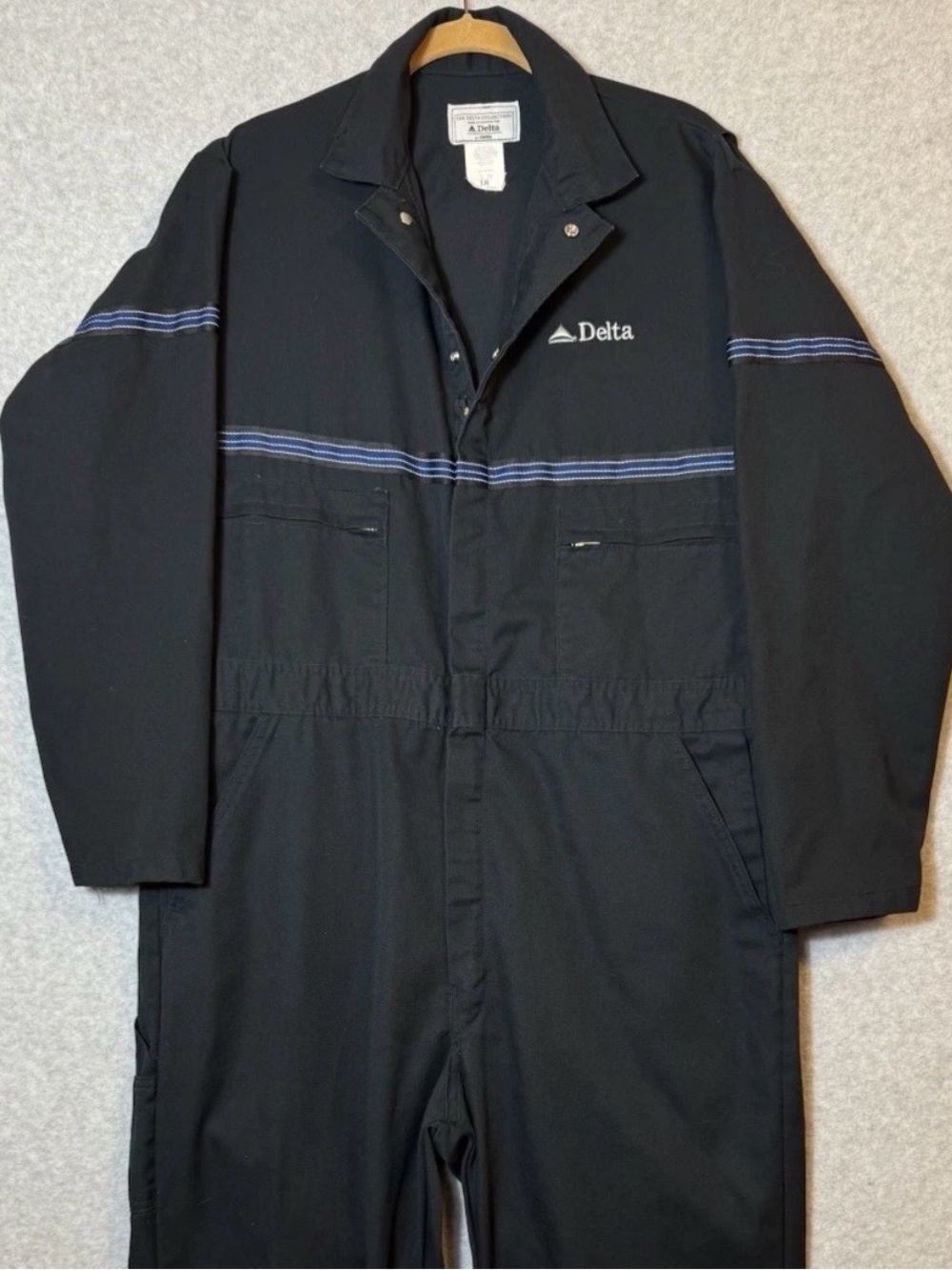 The Delta Collection Cintas Vintage Reflective Coverall Zippered Legs Large Reg